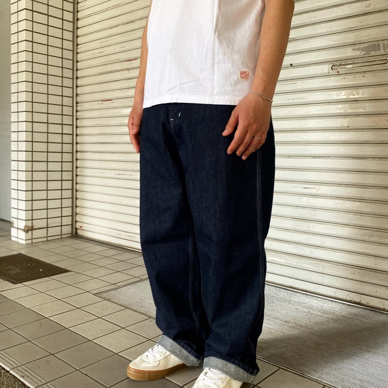 ジョンブル10オンスデニム ペインター パンツ ユーズド加工 JM234P02 jm234p02_1.jpg