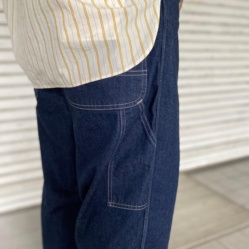 ジョンブル10オンスデニム ペインター パンツ ユーズド加工