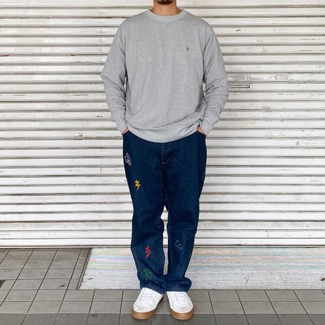 【Pharos × BRING】 "P Sweat Crewneck Pullover" BD0400