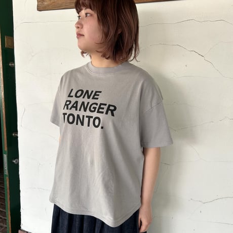 [PACIFIC PARK STORE]  "ヘムラウンドプリントプルオーバー LONE RANGER TONTO"