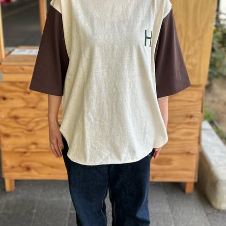 [H.UNIT]  "「H」Patch Baseball Shirts"