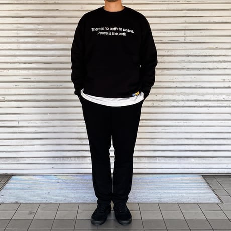 【PHAROS】 "PEACE SWEATSHIRT (Gandhi)" PRS-SW002