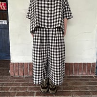 [grin] “モノトーンチェックエッグパンツ”