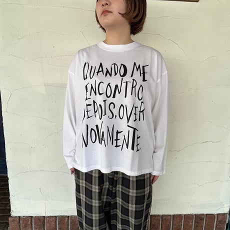 [sabbatum] “スタンダードプリントT”