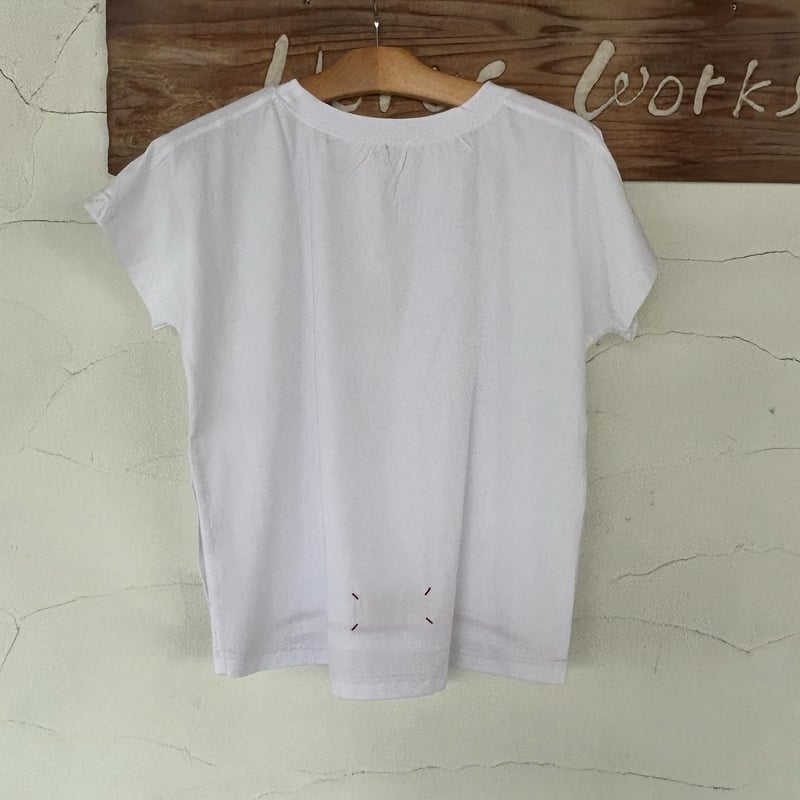 快晴堂】 ”Girls'アウター肩幅 ギャザーショートTシャツ 快晴堂】 ”Girls'アウター肩幅 ギャザーショートTシャツ