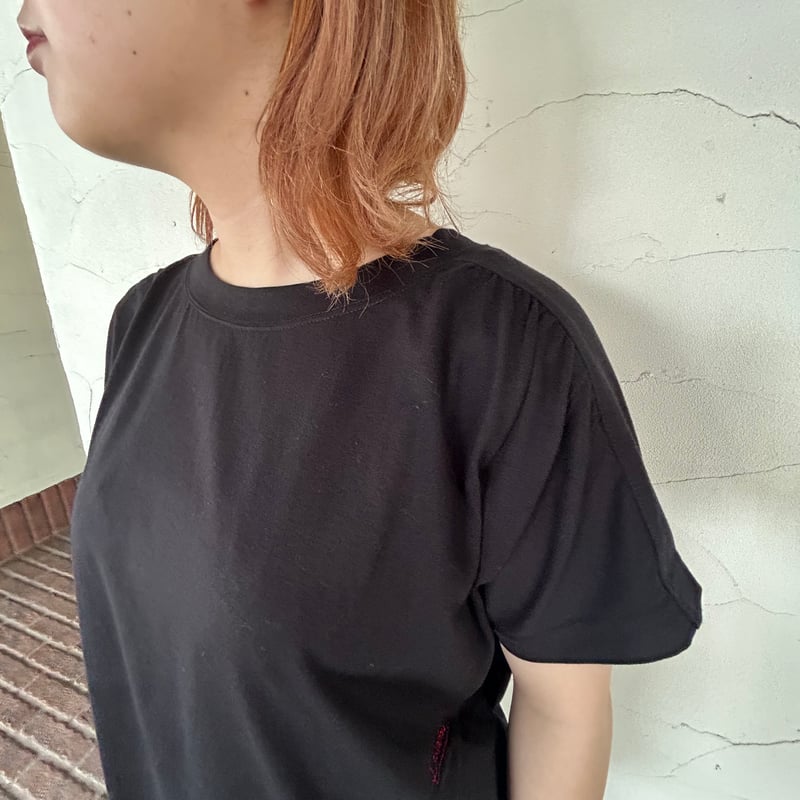 快晴堂】 ”Girls'アウター肩幅 ギャザーショートTシャツ 快晴堂】 ”Girls'アウター肩幅 ギャザーショートTシャツ