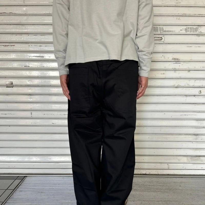 新品！NARU カツラギ裏起毛ノッポパンツ ブラック naru カツラギノッポ