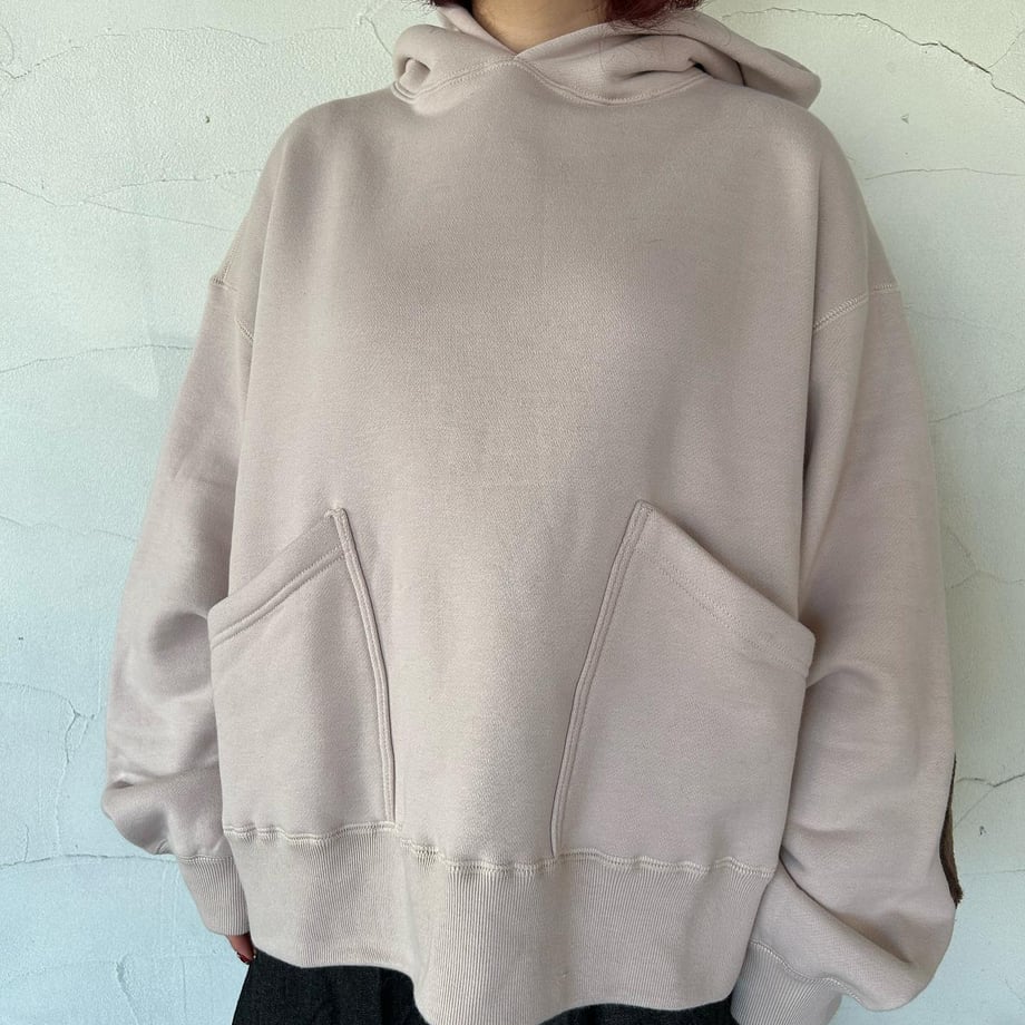 【H.UNIT】 ”Elbow patch hoodie” HORUS WORKS