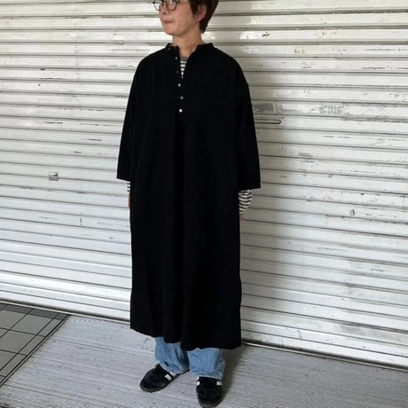 [FURALI]  ”シャンブレーファーマーワンピース”