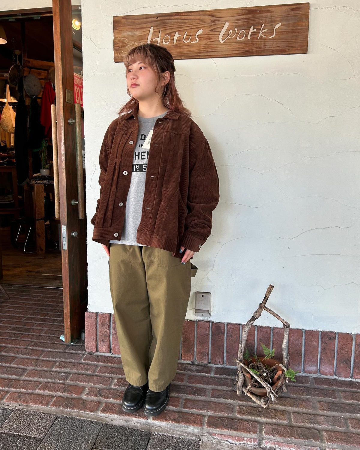 H.UNIT] ”Corduroy work jacket” | HORUS WORKS