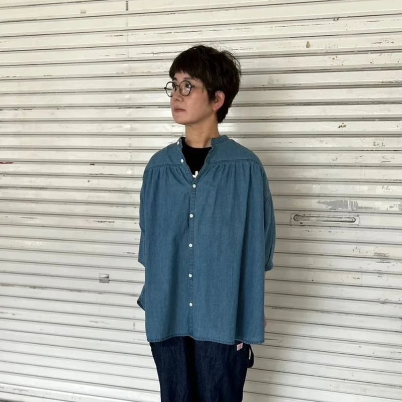 Clip.tab】 “インディゴシャンブレー2WAY7分シャツ” | HORUS WORKS