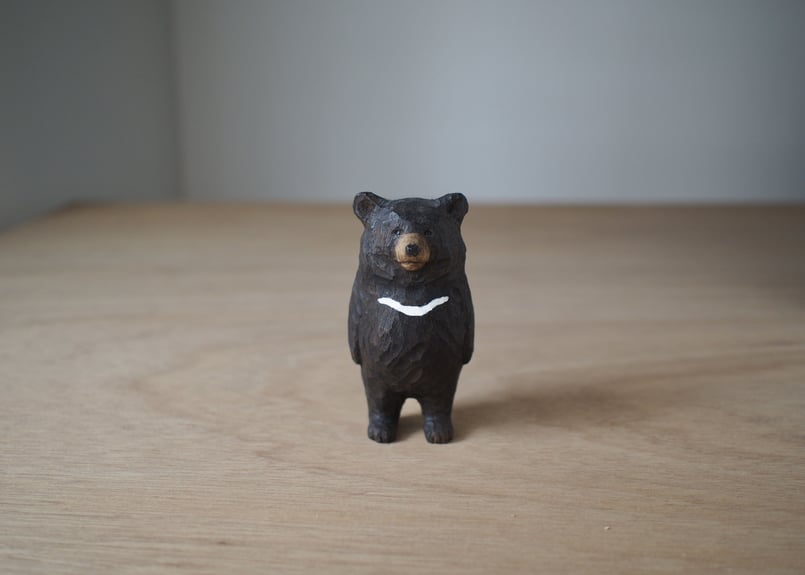 wooden fur 立つ木彫りのクマ彫りワークショップ | atelier fluid