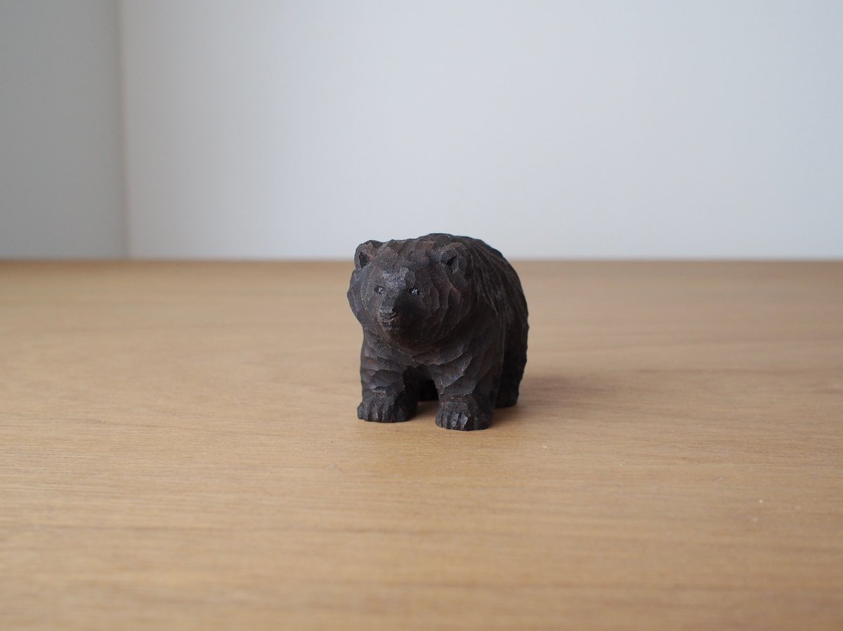 wooden fur 立つ木彫りのクマ彫りワークショップ | atelier fluid