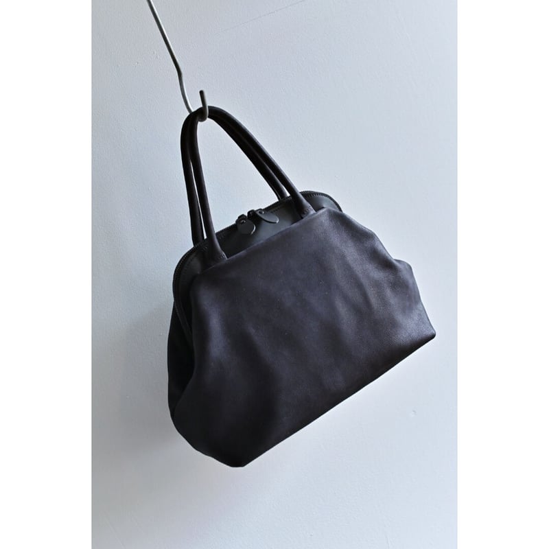 Ense】アンサ unisex gamaguchi bag S［Black］ | n u n o