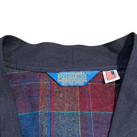 【L】90'S PENDLETON WOOL CARDIGAN