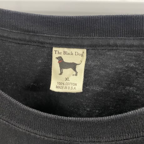 【XL】02's BLACK DOG TEE