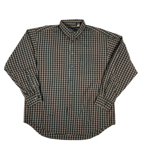 【L】00's GAP PLAID L/S SHIRT