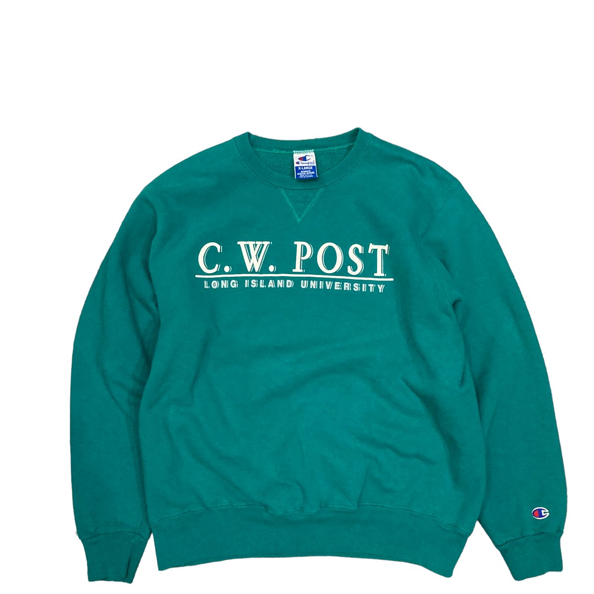 【XL】90'S C.W.POST LONG ISLAND UNIVERSITY CREWNE...