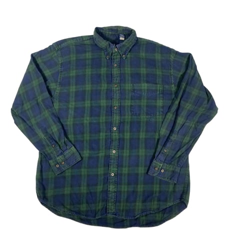【L】00's GAP FLANNEL PLAID SHIRT