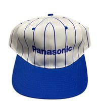 90'S PANASONIC PINSTRIPE SNAPBACK