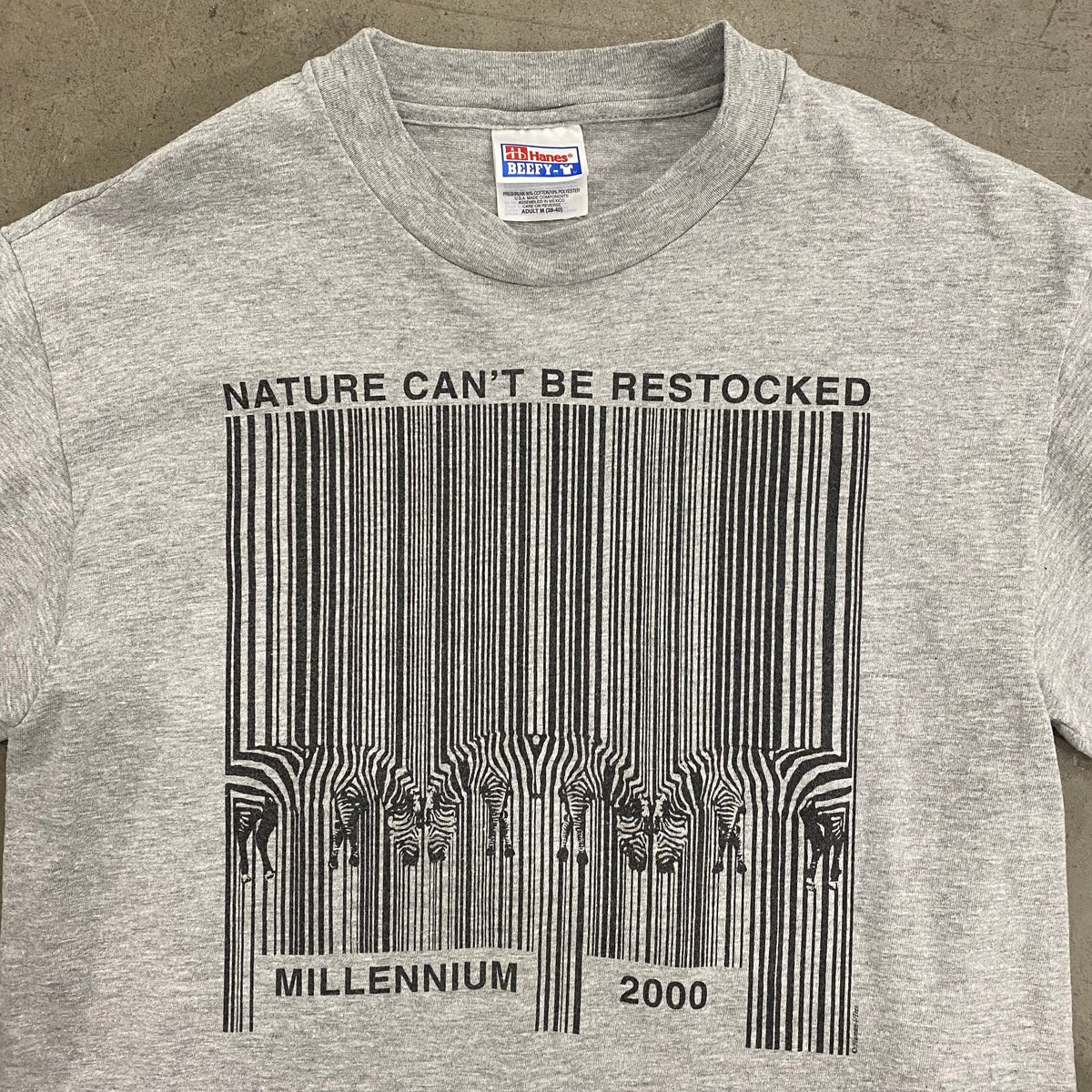90S USA製 NATURE CANT BE RESTOCKED XL Vintage 90s NATURE CANT Be RESTOCKED Save Wildlife Love