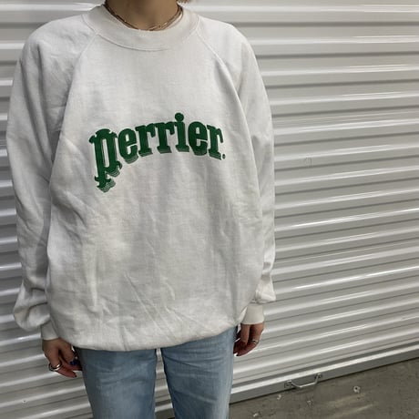 【XL】90'S PERRIER CREWNECK / MADE IN USA