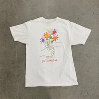 【XL】 90's PICASSO BOUQUET OF PEACE TEE