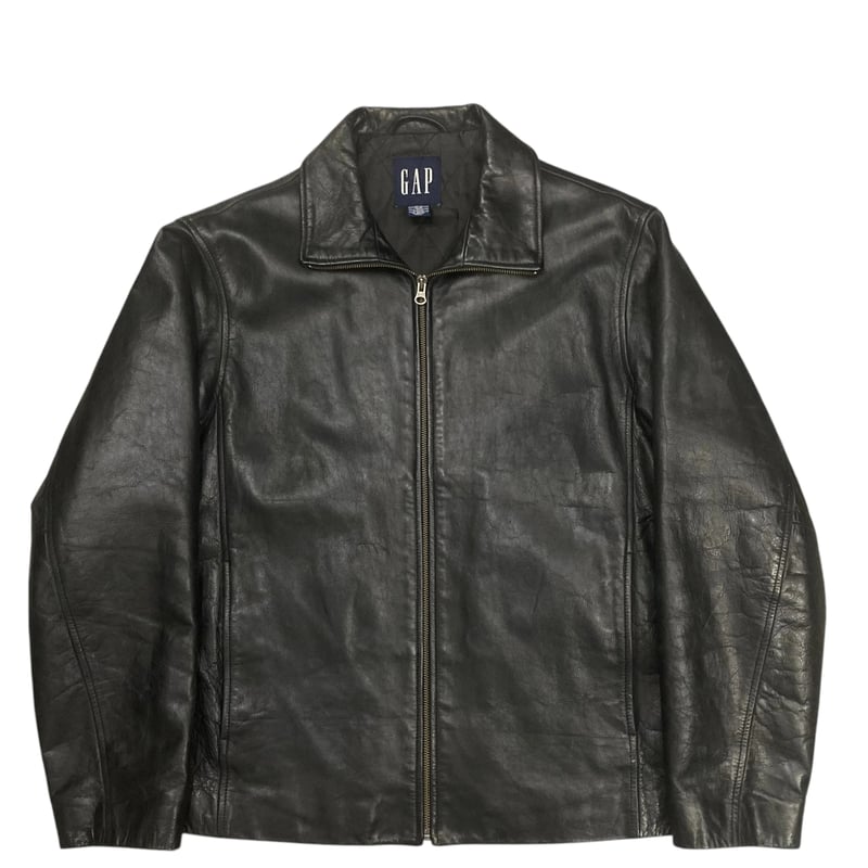 M】00's GAP LEATHER JACKET | CLOCK STORE