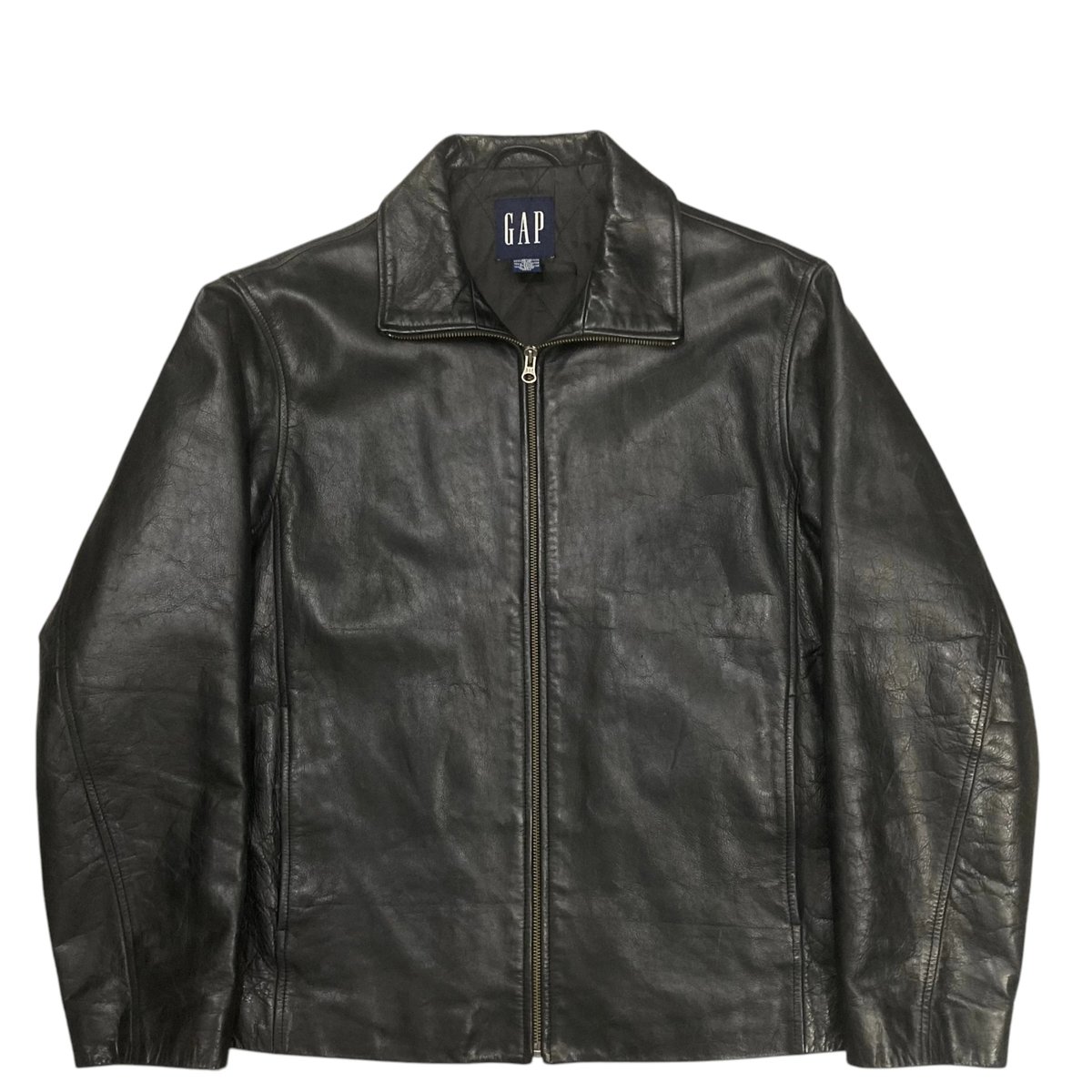 M】00's GAP LEATHER JACKET | CLOCK STORE