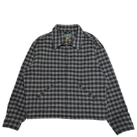 【L】90'S J.CREW WOOL CHECKERED JACKET