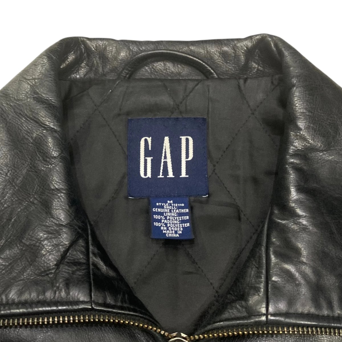 M】00's GAP LEATHER JACKET | CLOCK STORE
