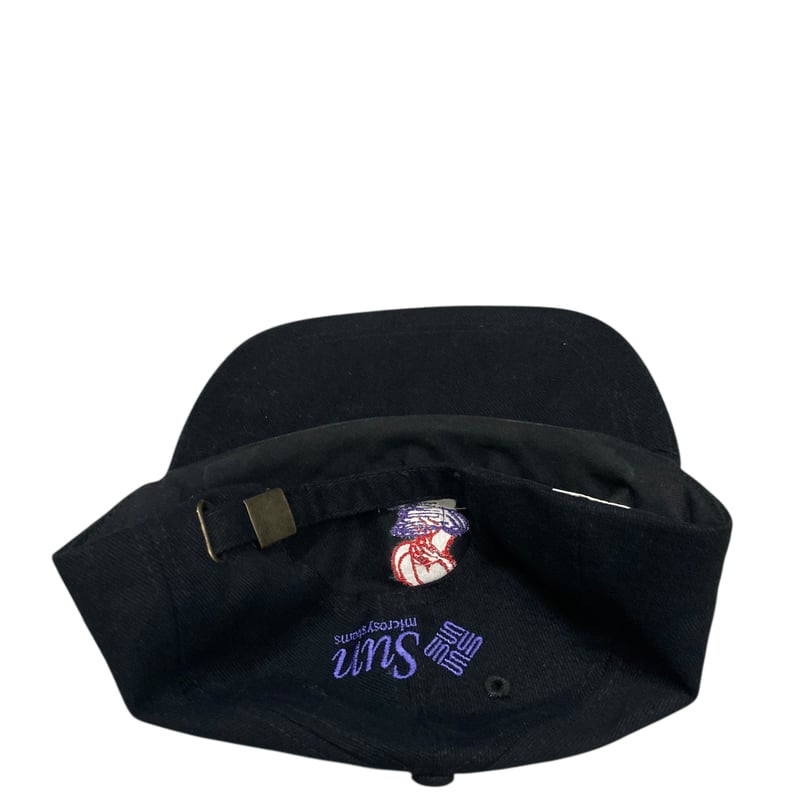 希少90’s Sun microsystems ヴィンテージキャップ NEW JERSEY NETS NEW ERA SZ L/XL floppy bucket DEADSTOCK