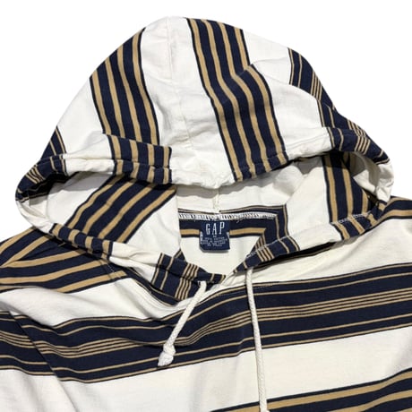 【M】90'S GAP BORDER HOODIE
