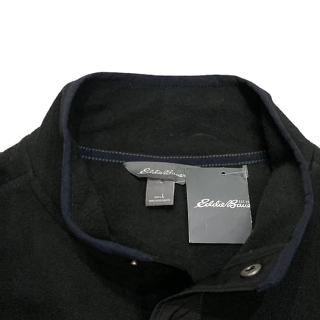 【L】EDDIE BAUER SNAP BUTTON FLEECE