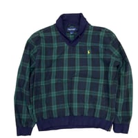 【L】POLO GOLF PLAID PULLOVER
