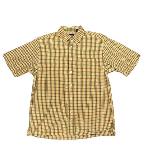 【M】00's GAP PLAID S/S SHIRT