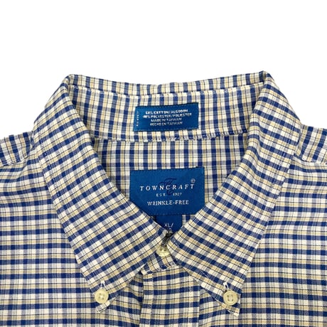 【XL】TOWNCRAFT PLAID S/S SHIRT