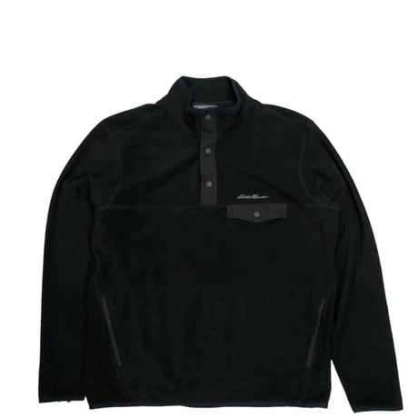 【L】EDDIE BAUER SNAP BUTTON FLEECE