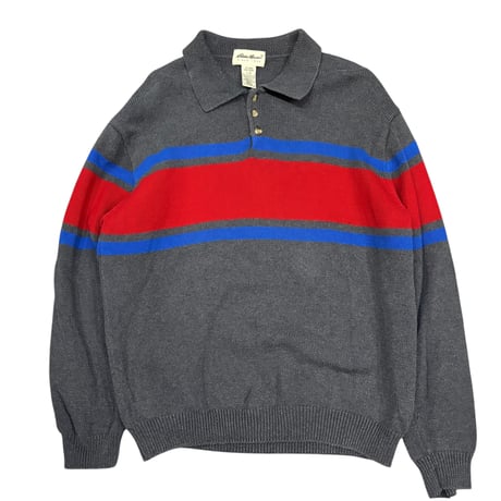 【L】00'S EDDIE BAUER KNIT POLO