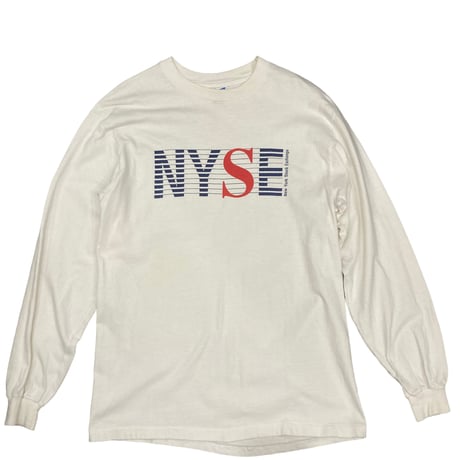 【M】90'S NEW YORK STOCK EXCHANGE L/S TEE