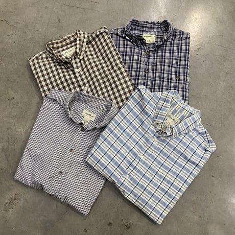 【XL】EDDIE BAUER PLAID S/S SHIRT