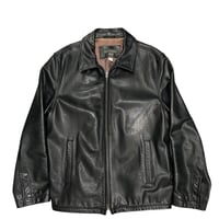 【L】00's BANANA REPUBLIC LEATHER JACKET