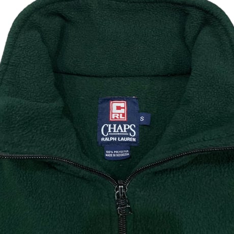 【S】90S CHAPS  HALF  ZIP FLEECE