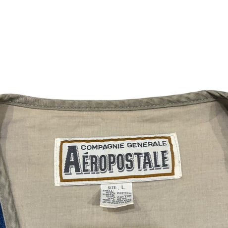 【L】AEROPOSTALE 6P DENIM VEST