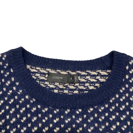 【M】J.CREW BIRDSEYE SWEATER