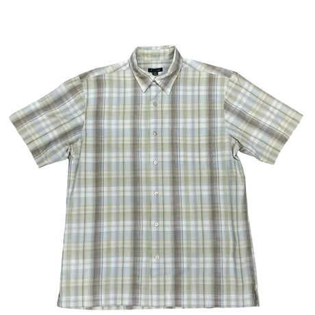 【M】VAN HEUSEN PLAID S/S SHIRT