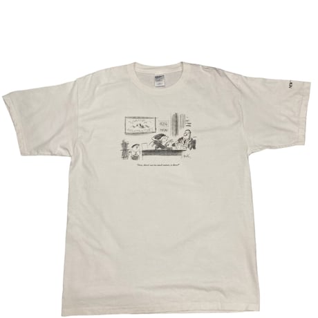 【XL】00's DONALD REILLY NEW YORKER CARTOON TEE
