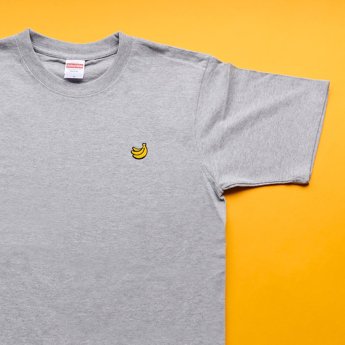 banana TEE 1P [ Gray ] | キイロイストア [ KiiROi STORE ]