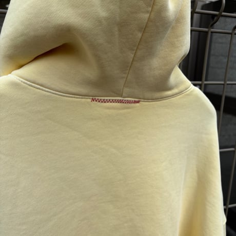 MOOJIMOOJI "over size zip up hoodie street"