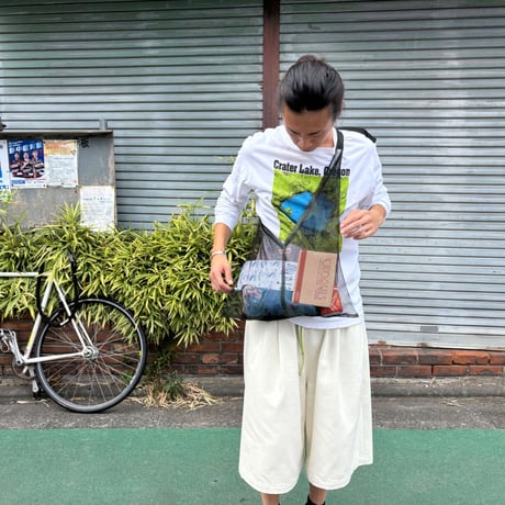 SLIDERSTORE  "camouflage mesh shoulder bag"